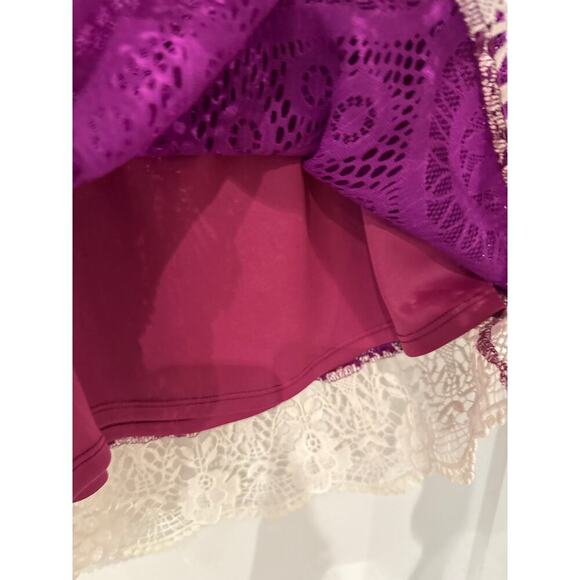Vava by Joy Han Purple Lace Racerback Sundress, XS - Picture 5 of 8